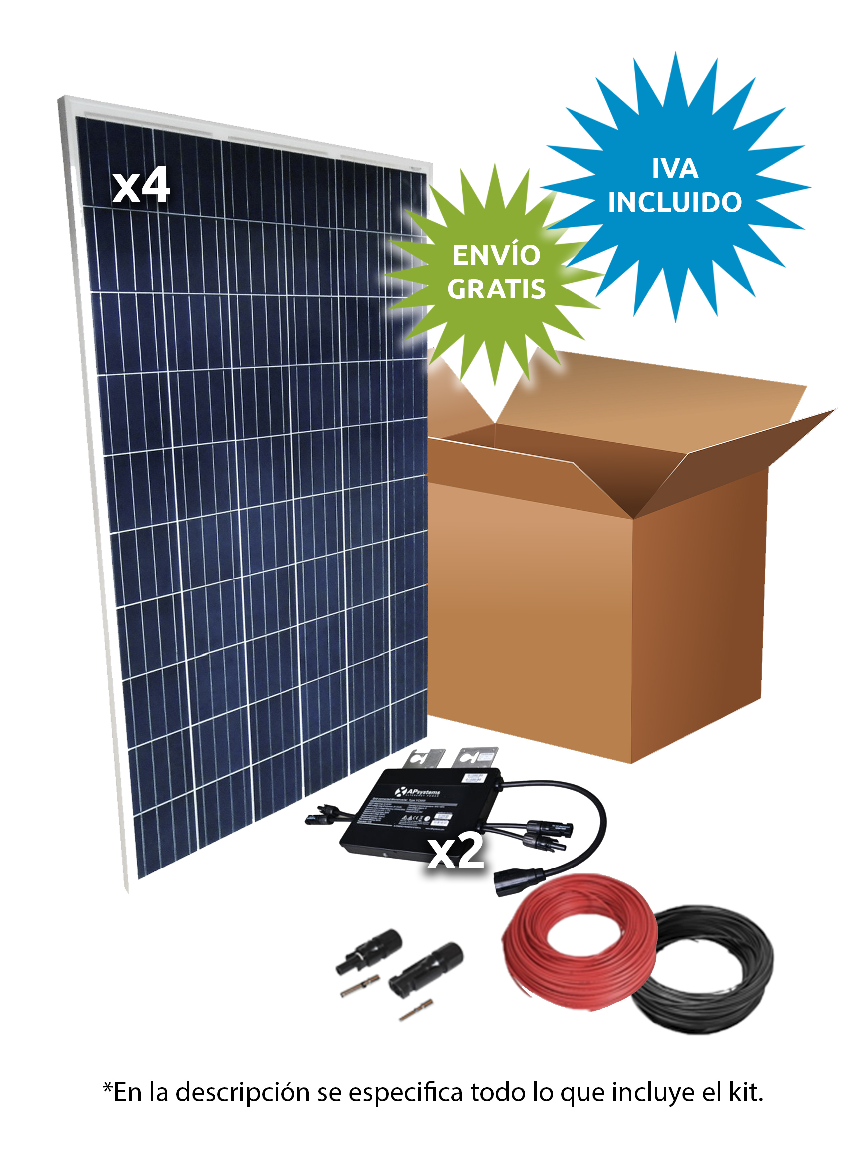 Kit Solar Autoconsumo 1000W