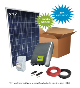 Kit Solar Autoconsumo Directo 19000Wh/día